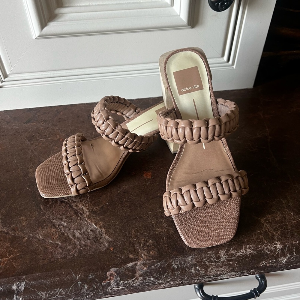 Dolce Vita Women's Brown Braided Sandals